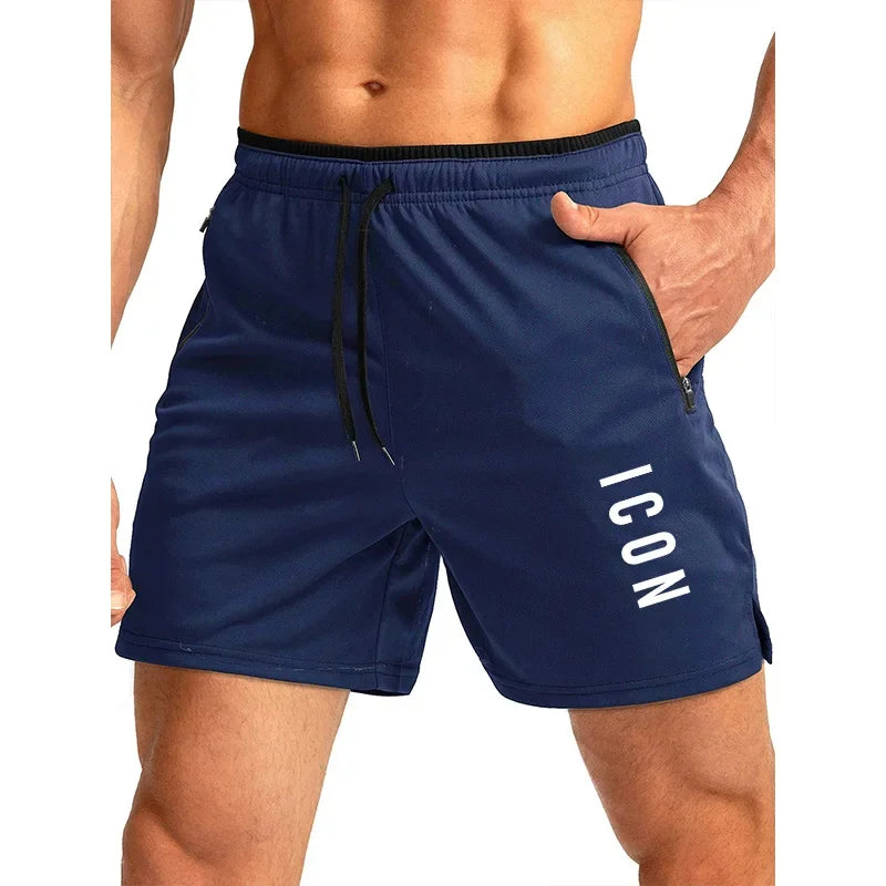 Men's Quick-Dry Sports Shorts – Breathable Gym & Beach Jogger