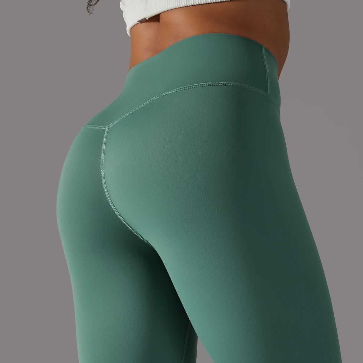 Women's High-Waist Seamless Leggings – Breathable Yoga, Running & Gym Pants (XS-XL, 30+ Colors)