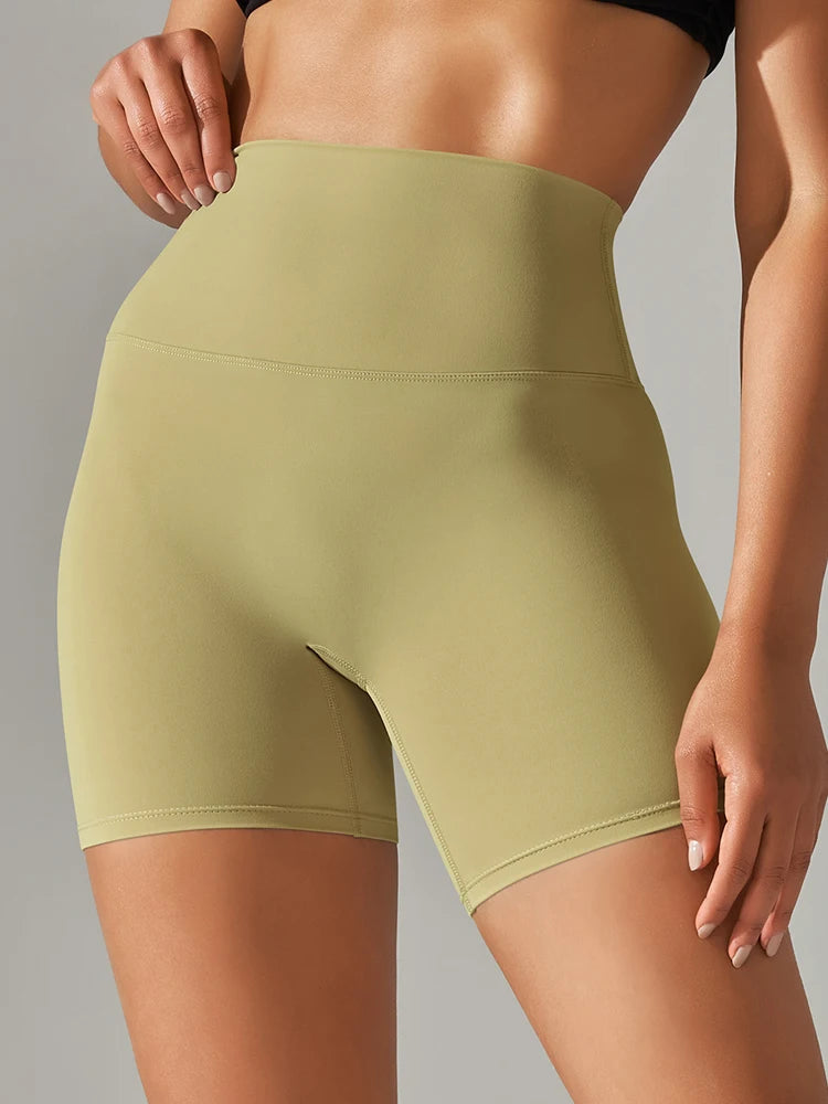 Women's High Waist Yoga Shorts | Squat-Proof Fitness & Gym Shorts
