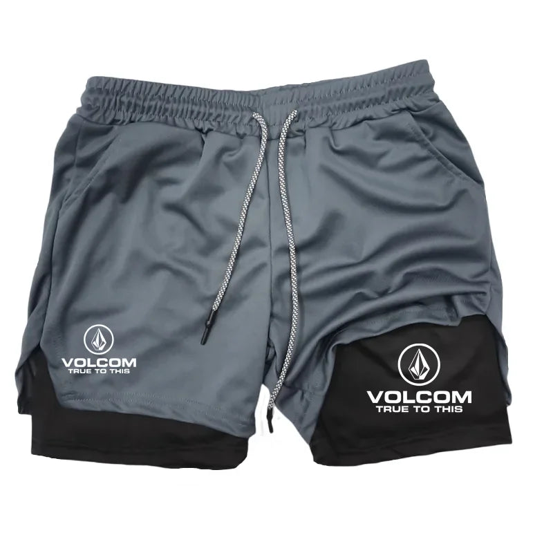 Men's 2-in-1 Printed Athletic Shorts | Sports, Running & Training