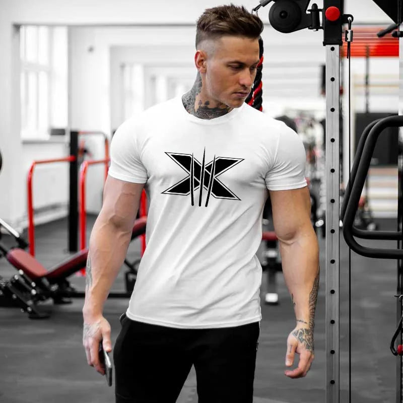 Men's Graphic Streetwear T-Shirt | Short Sleeve Workout & Casual Tee