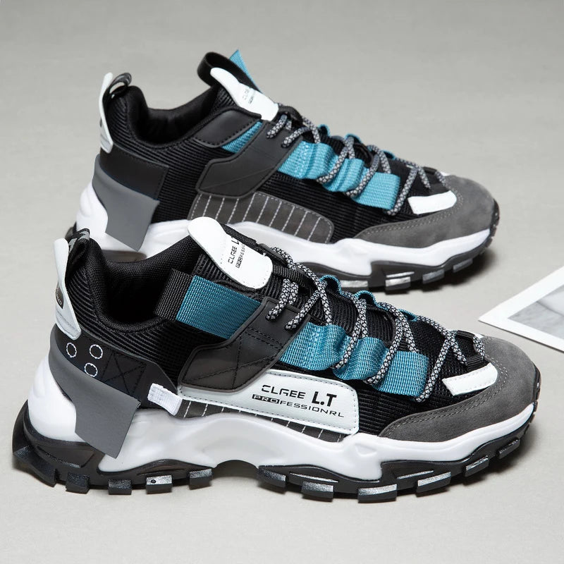 Men's Mesh Breathable Sneakers – Lightweight Casual Walking & Fitness Shoes