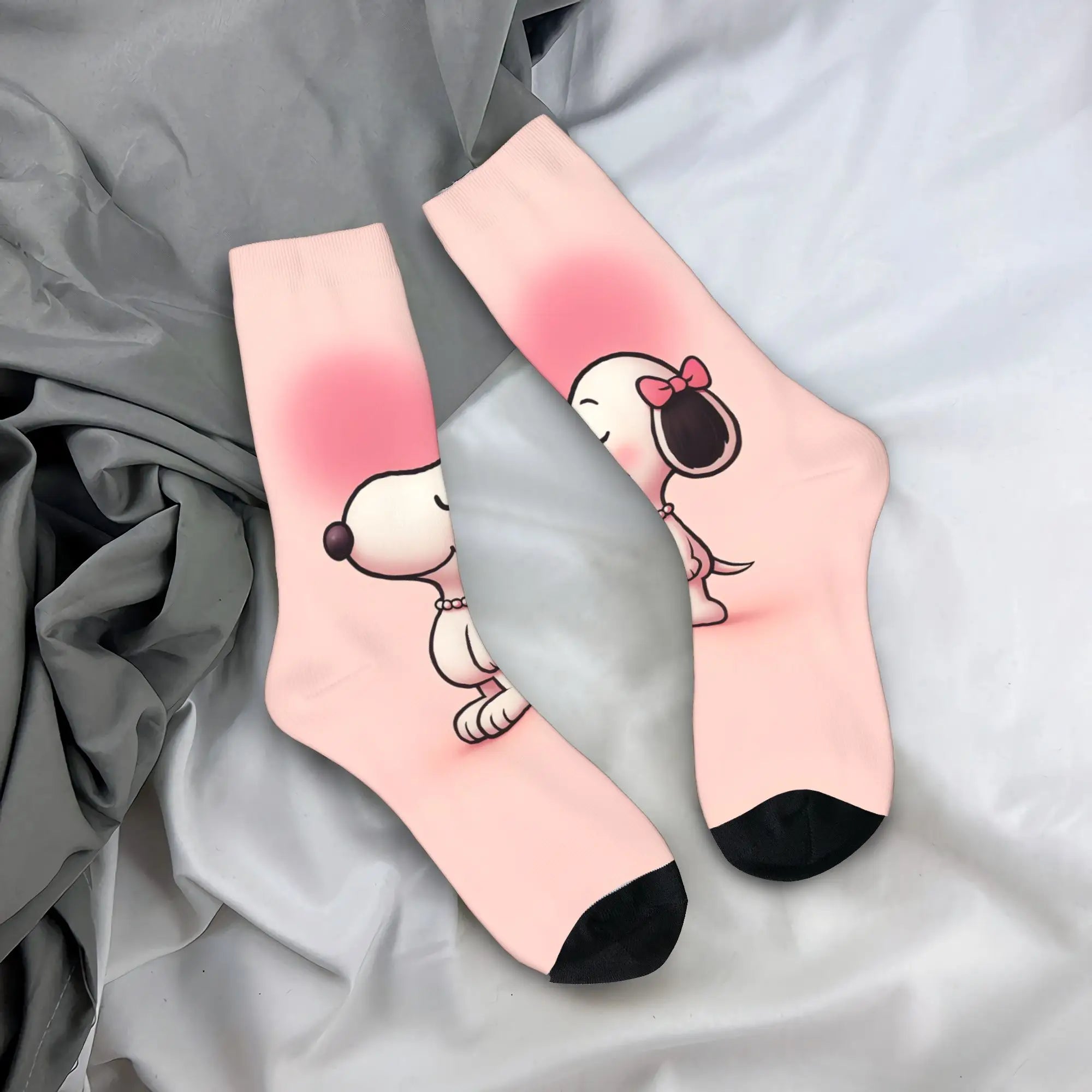 Snoopy Crew Socks – Unisex Non-Slip Moisture-Wicking Sports & Casual Socks
