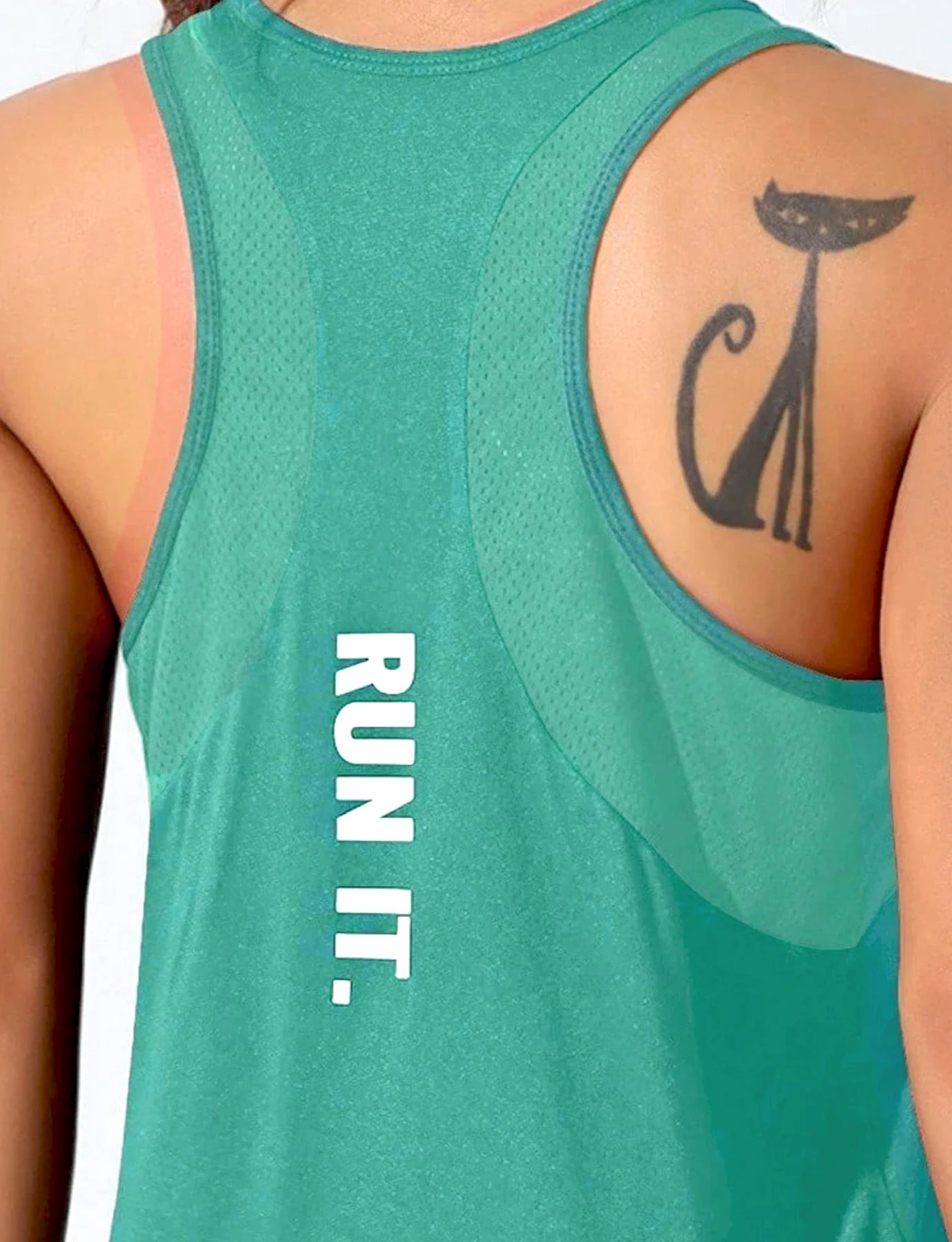 Women's Stitched Letters Quick-Dry Sports Vest