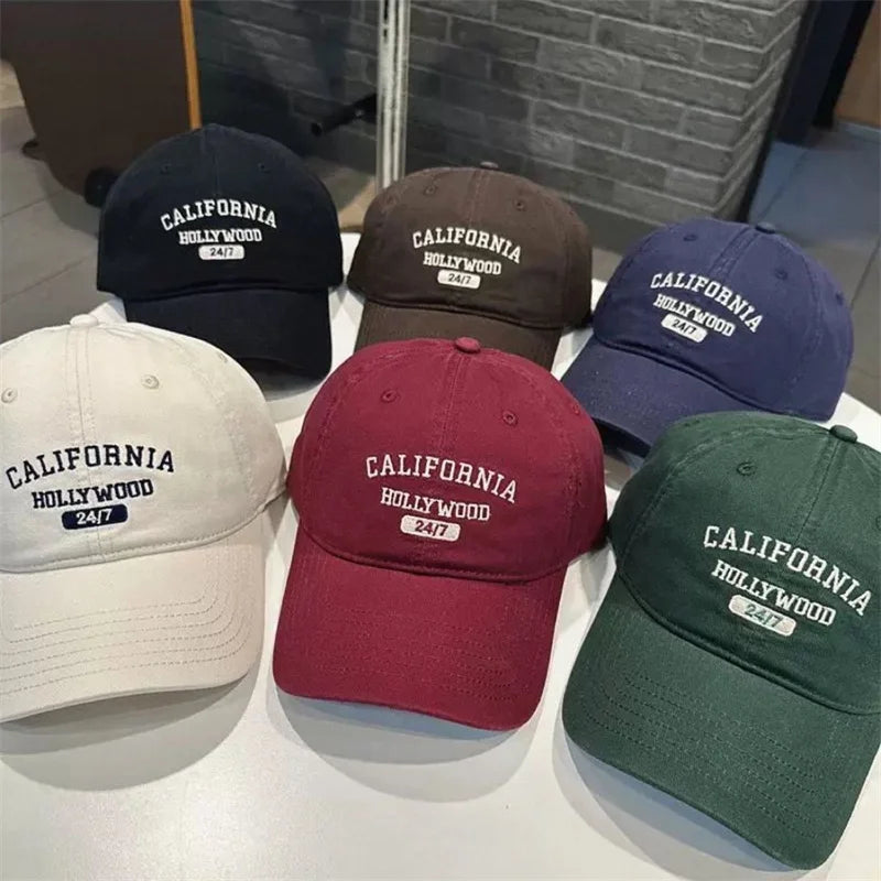 Retro Letter Embroidery Baseball Cap – Unisex Snapback Hat