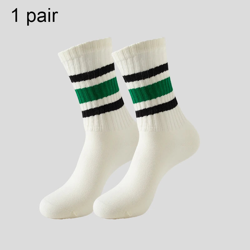 Men's & Women's Cotton Crew Socks – Casual, Running & Couple Socks
