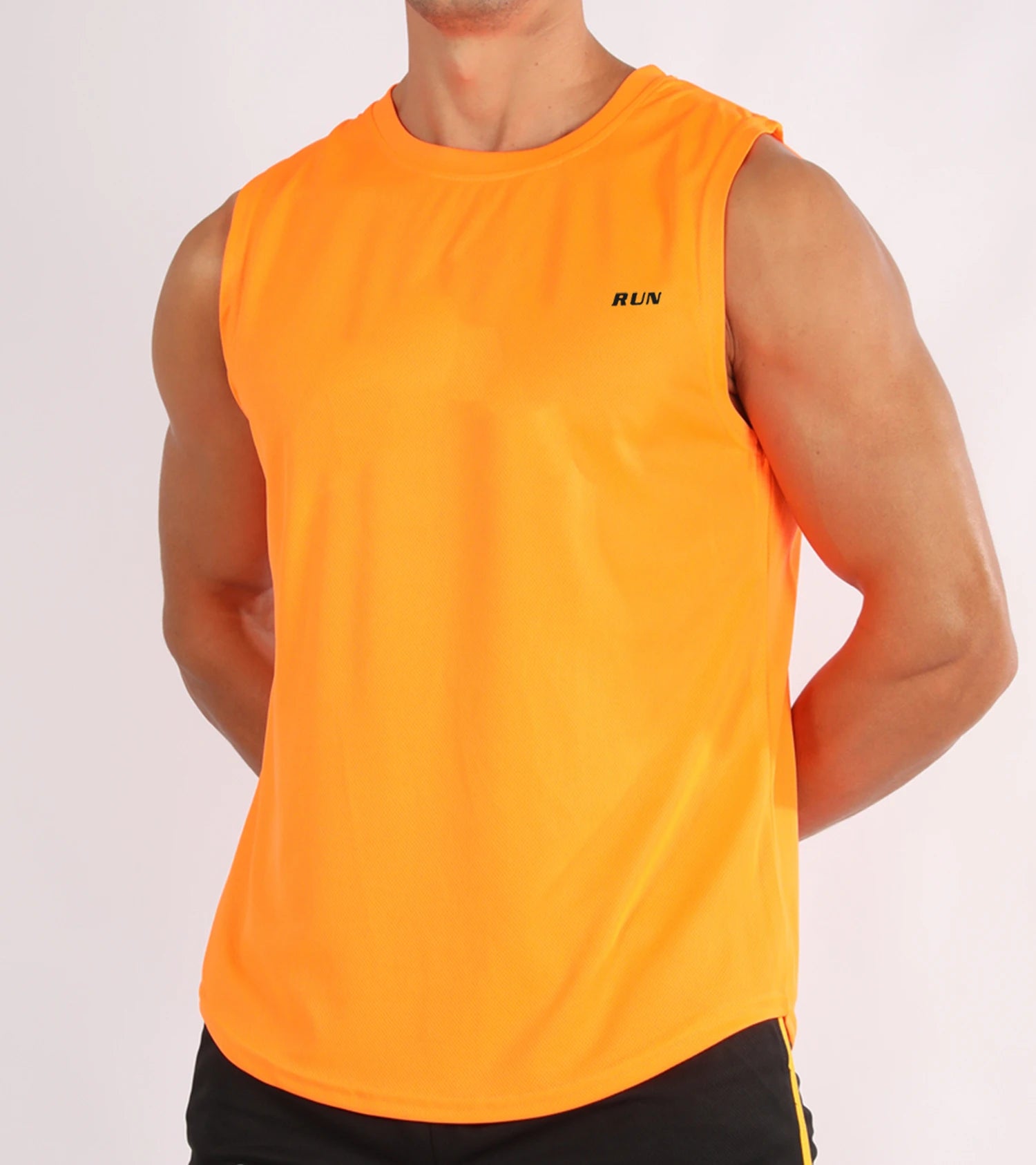 Men's Sleeveless Athletic Tank Top – Loose Fit Gym & Basketball Vest