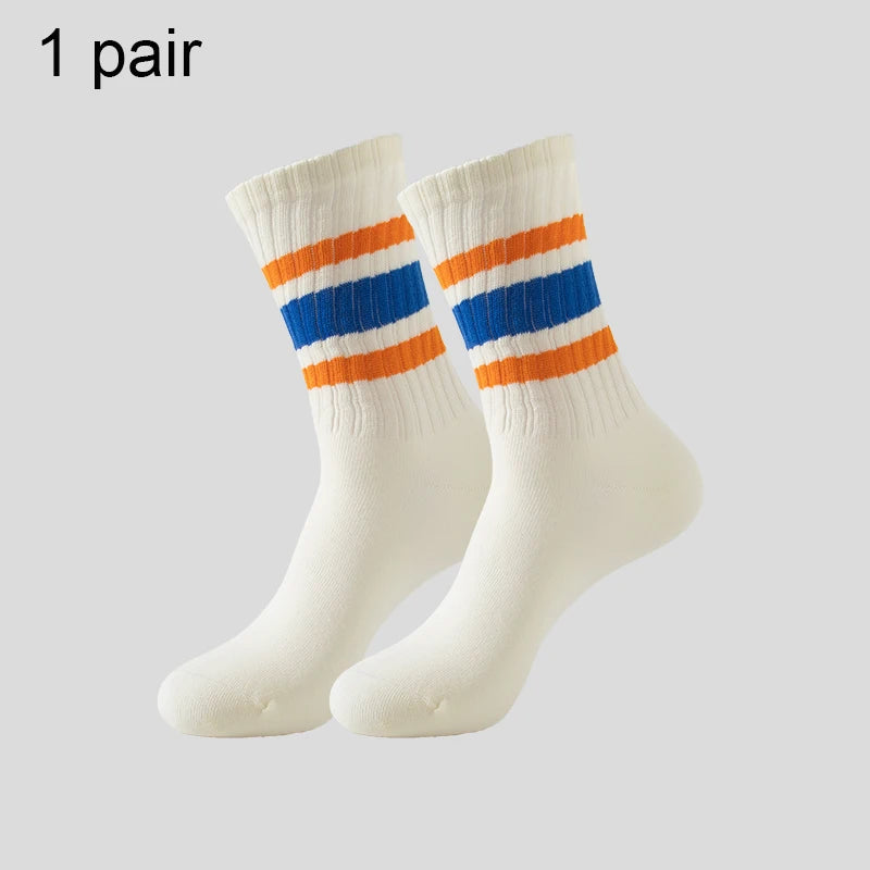 Men's & Women's Cotton Crew Socks – Casual, Running & Couple Socks