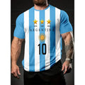 Argentina Flag Jersey T-Shirt | Men's Soccer Tee