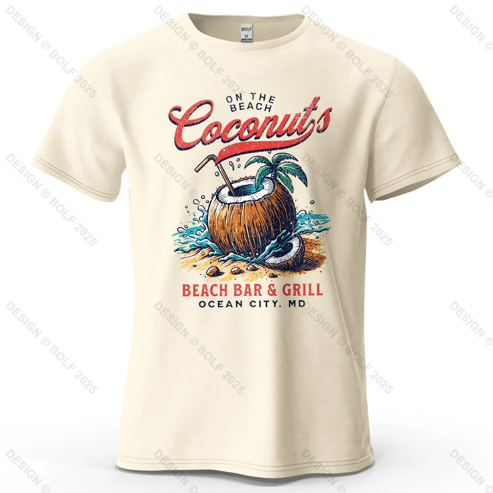Vintage Graphic T-Shirt – 100% Cotton Drop-Shoulder Tee for Men