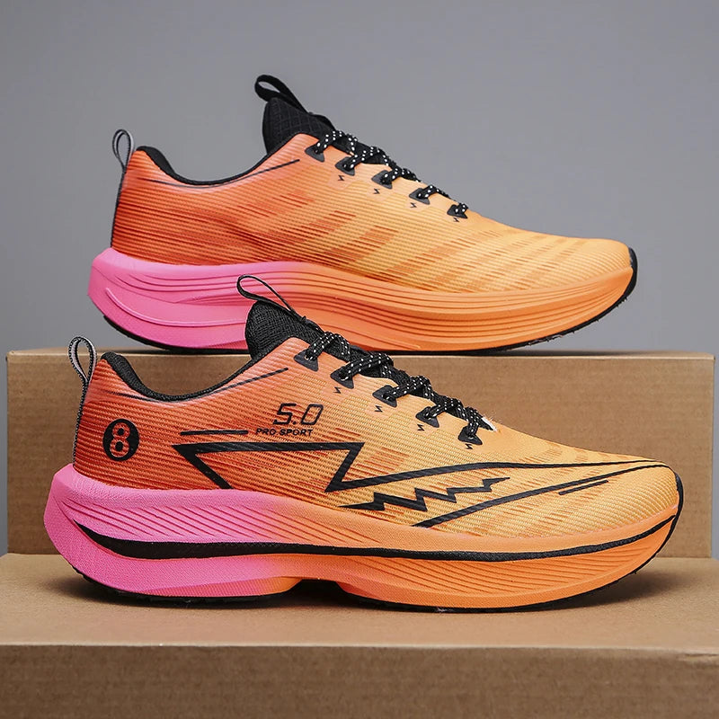 Carbon Plate Running Shoes – Lightweight, Breathable & Anti-Slip | Unisex