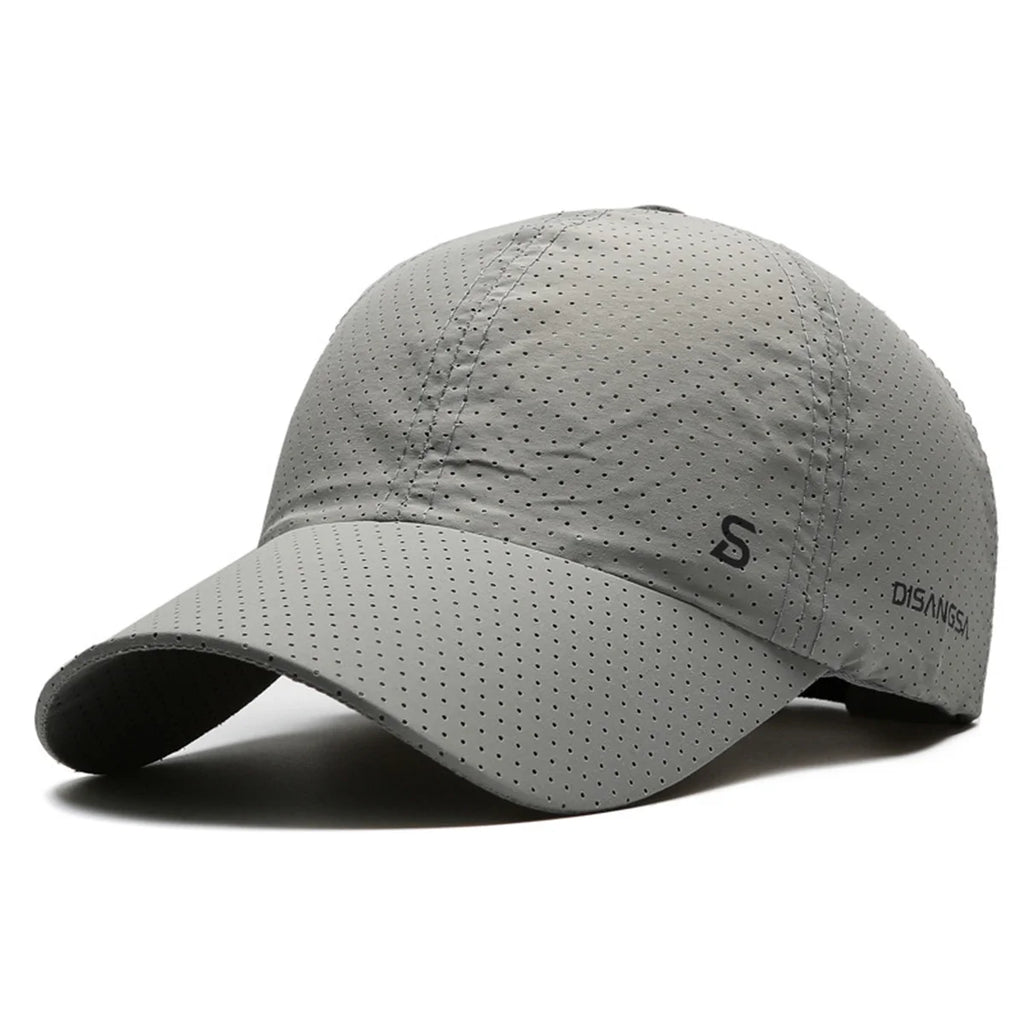 Quick-Dry Sports Running Cap – Breathable Sun Protection Baseball Hat for Men | Fishing & Outdoor