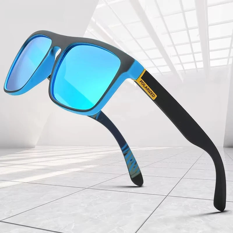 Polarized Square Sunglasses – UV Protection for Driving, Fishing & Sport