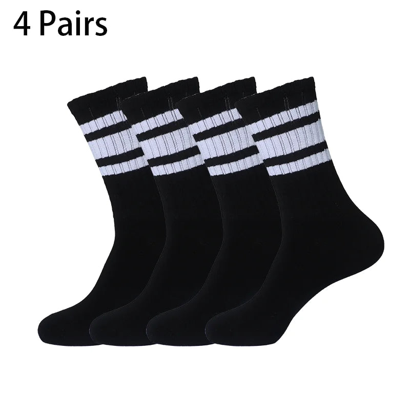 Men's & Women's Cotton Crew Socks – Casual, Running & Couple Socks