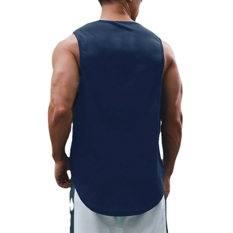 Men's Mesh Gym Tank Top – Breathable Bodybuilding Vest