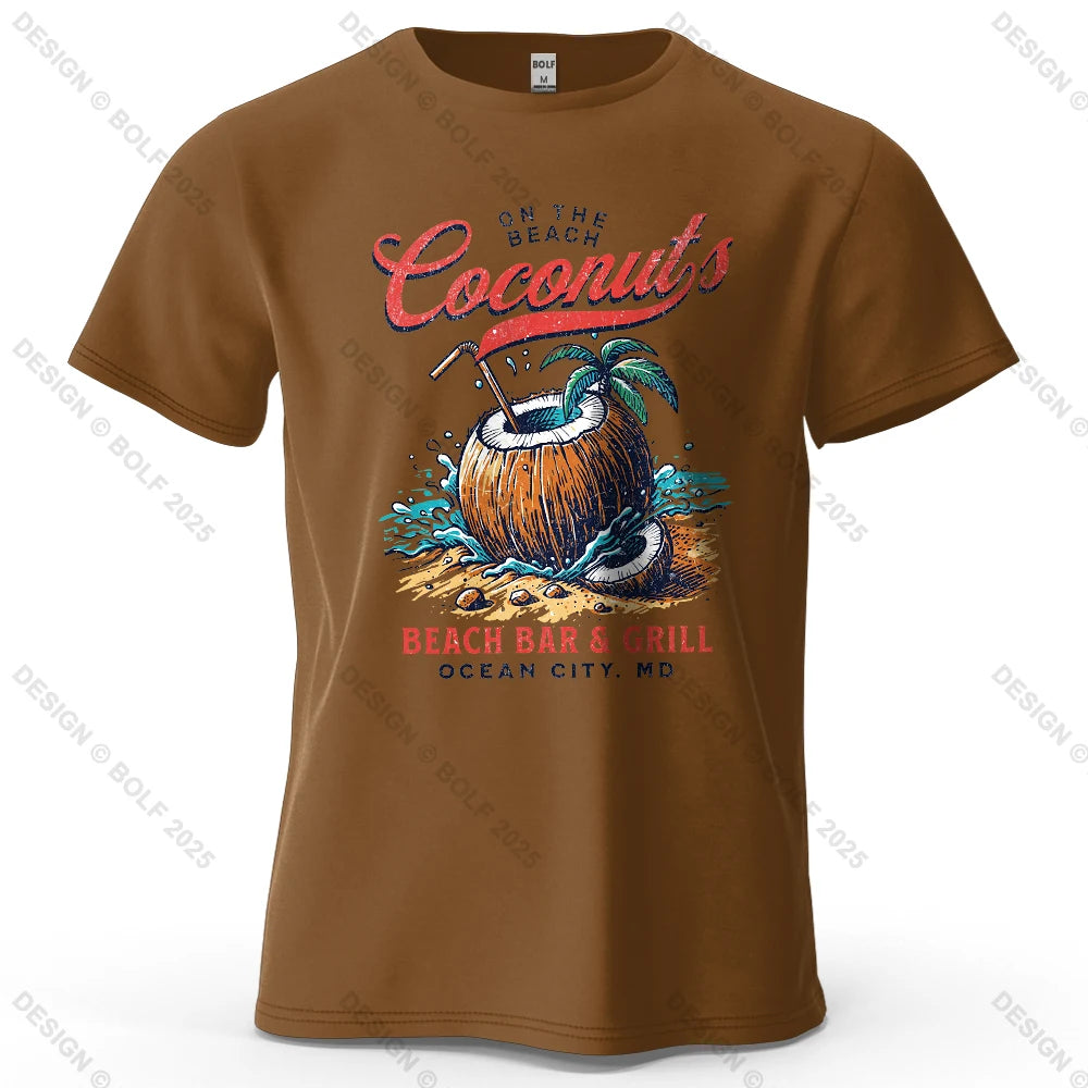 Vintage Graphic T-Shirt – 100% Cotton Drop-Shoulder Tee for Men