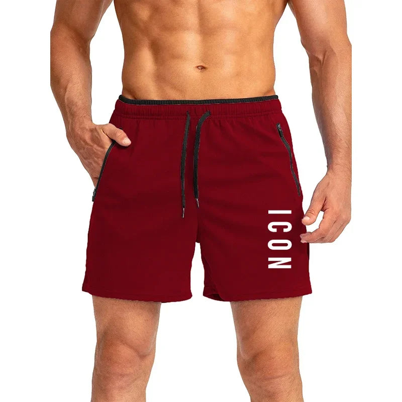 Men's Quick-Dry Sports Shorts – Breathable Gym & Beach Jogger
