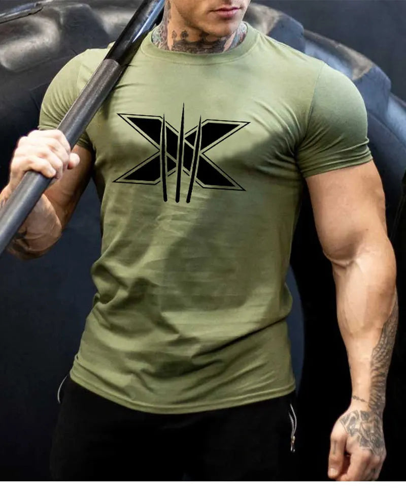 Men's Graphic Streetwear T-Shirt | Short Sleeve Workout & Casual Tee