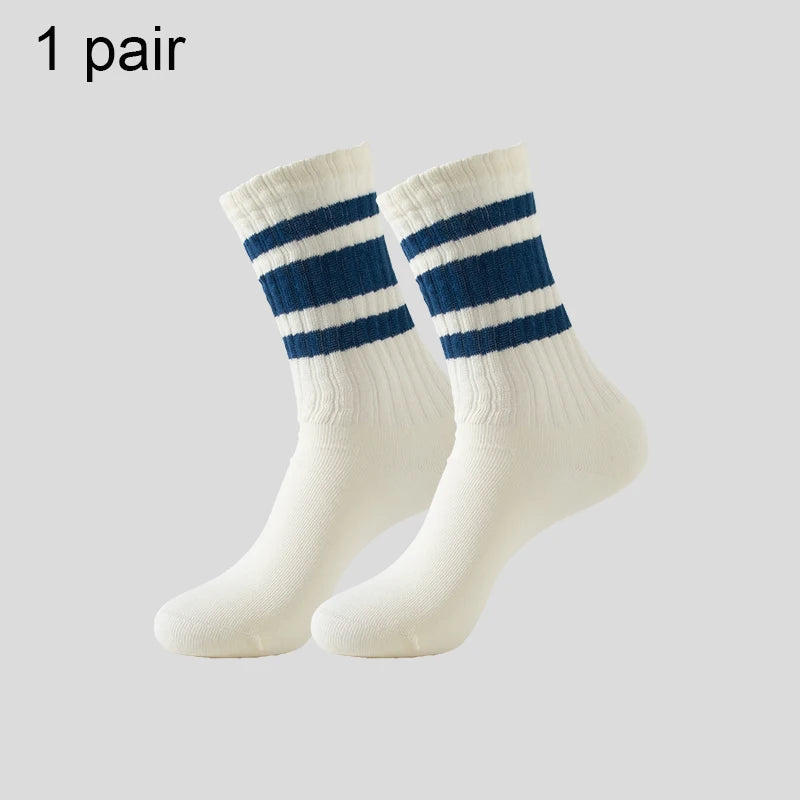 Men's & Women's Cotton Crew Socks – Casual, Running & Couple Socks