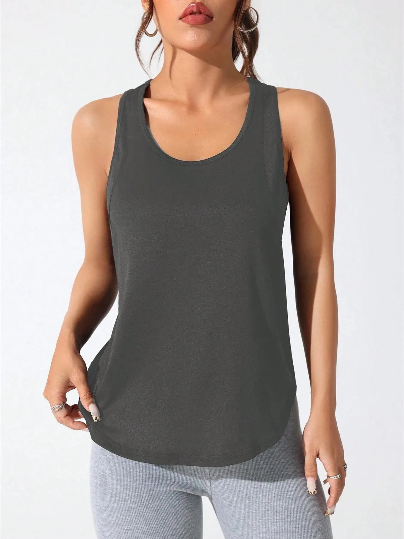 Women's Stitched Letters Quick-Dry Sports Vest
