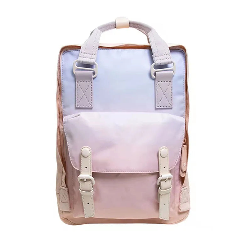 Nylon Laptop Backpack 16L | Multi-Pocket School & Travel Bag