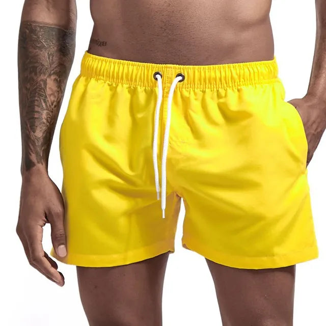 Men's Quick-Dry Running Shorts – Mesh Lining, Zipper Pocket & Drawstring for Gym & Outdoor Fitness