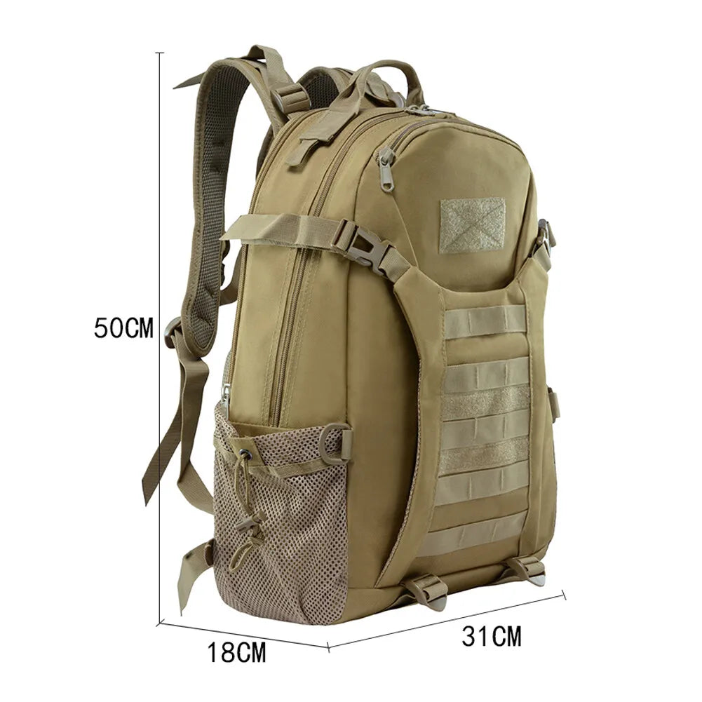 Tactical Hiking Backpack – Waterproof Military Rucksack for Camping, Travel & Outdoor Adventures
