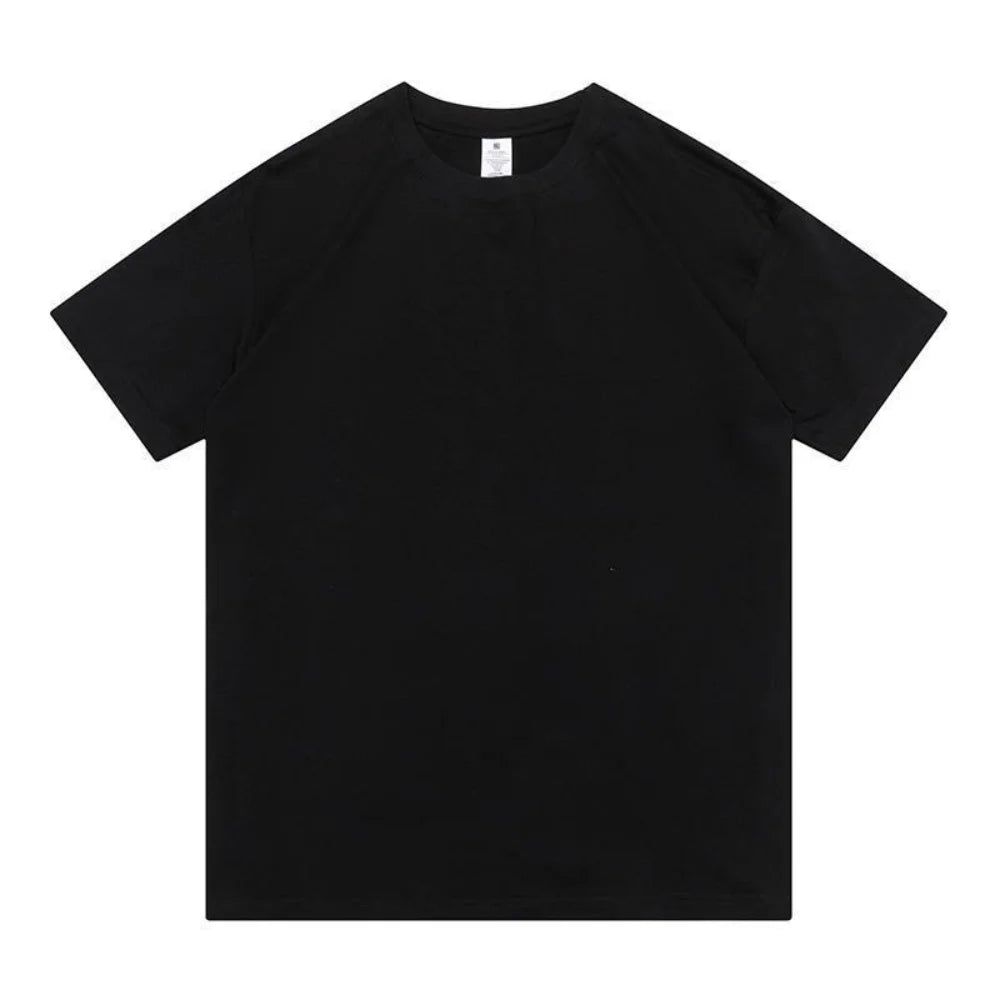 Men's Heavyweight Cotton T-Shirt – 350GSM, Relaxed Fit, Solid Colors