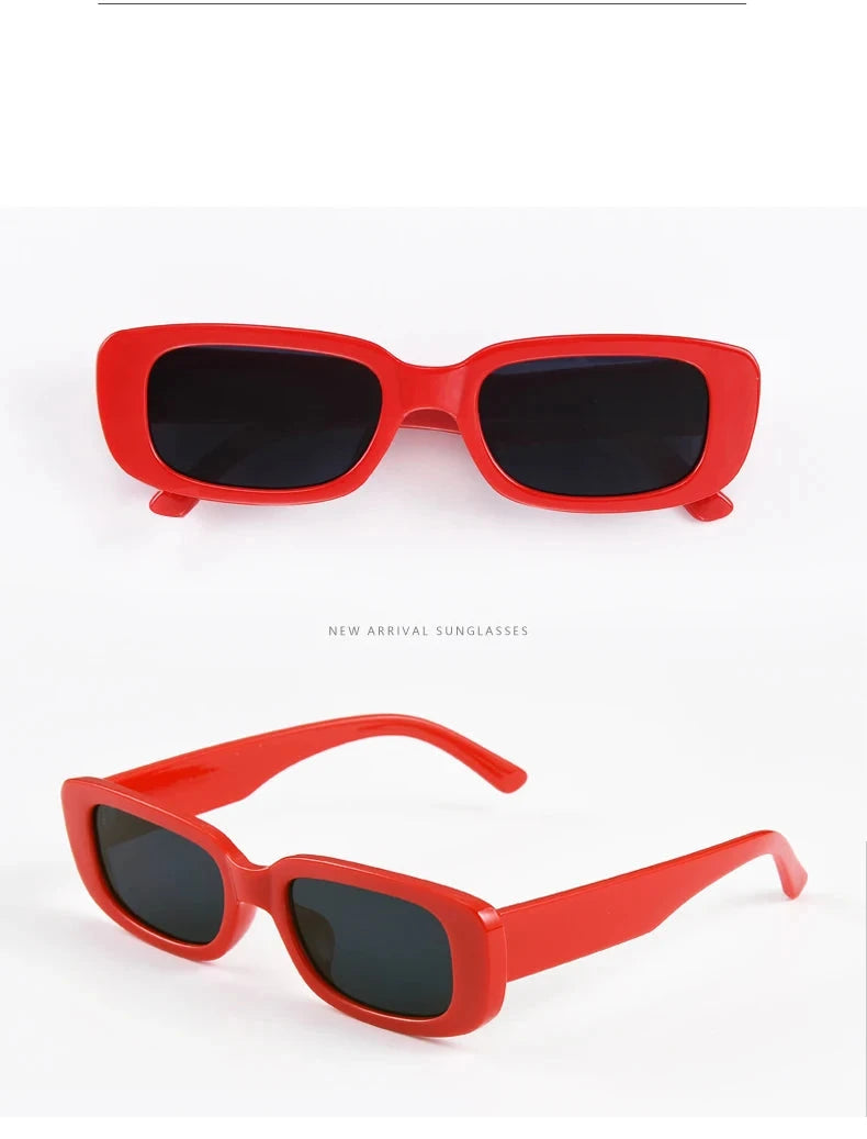Retro Square Sunglasses – UV400 Gradient Lenses