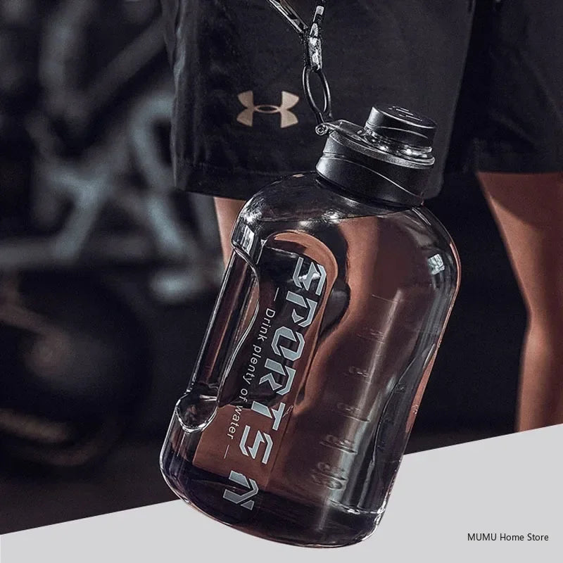 Large Capacity Sports Water Bottle – BPA-Free Gym & Outdoor Jug (1.7L to 5L)