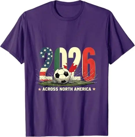 2026 World Cup Vintage Soccer T-Shirt | USA, Canada & Mexico Fan Jersey Tee