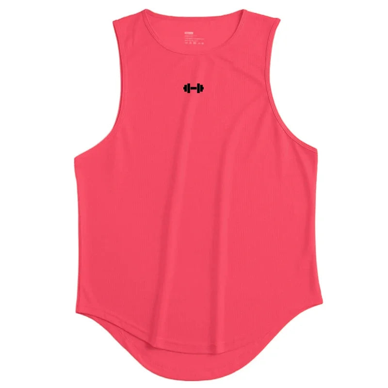 Men's Mesh Gym Tank Top – Breathable Bodybuilding Vest