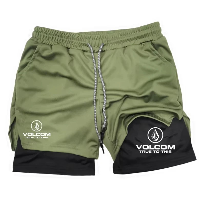 Men's 2-in-1 Printed Athletic Shorts | Sports, Running & Training