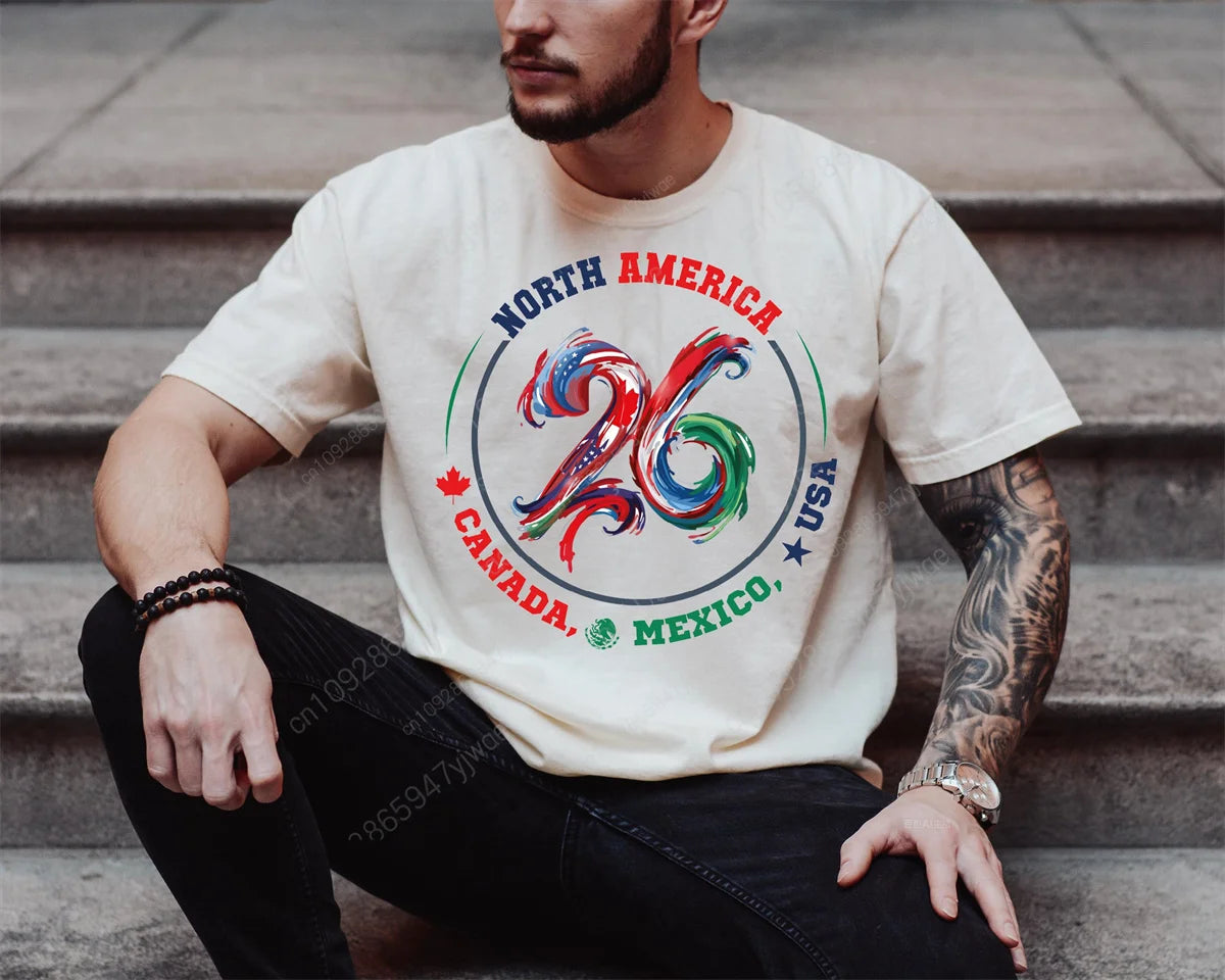 2026 FIFA World Cup Tournament T-Shirt | USA Mexico Canada Soccer Fan Tee | Men & Women