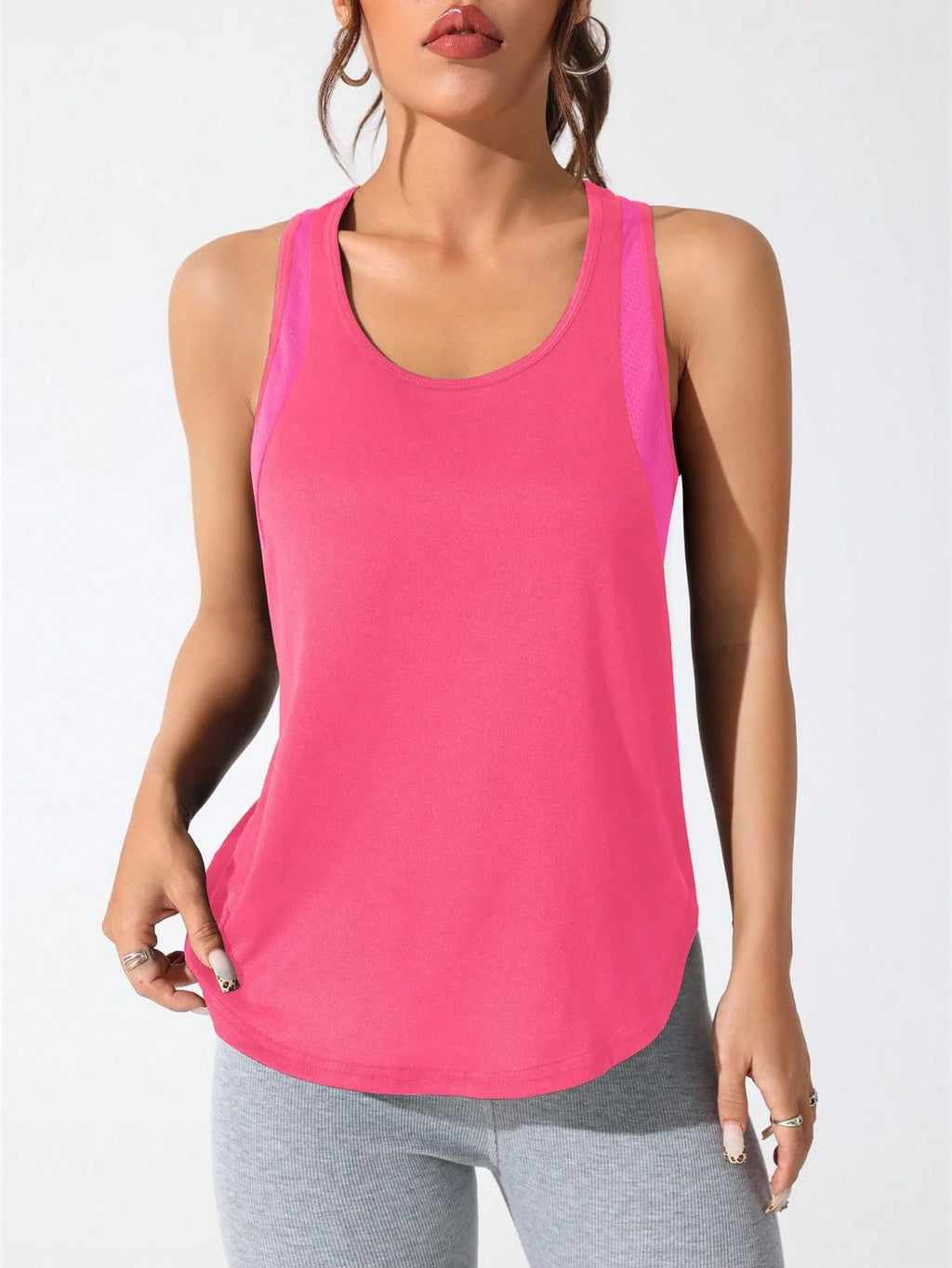 Women's Stitched Letters Quick-Dry Sports Vest