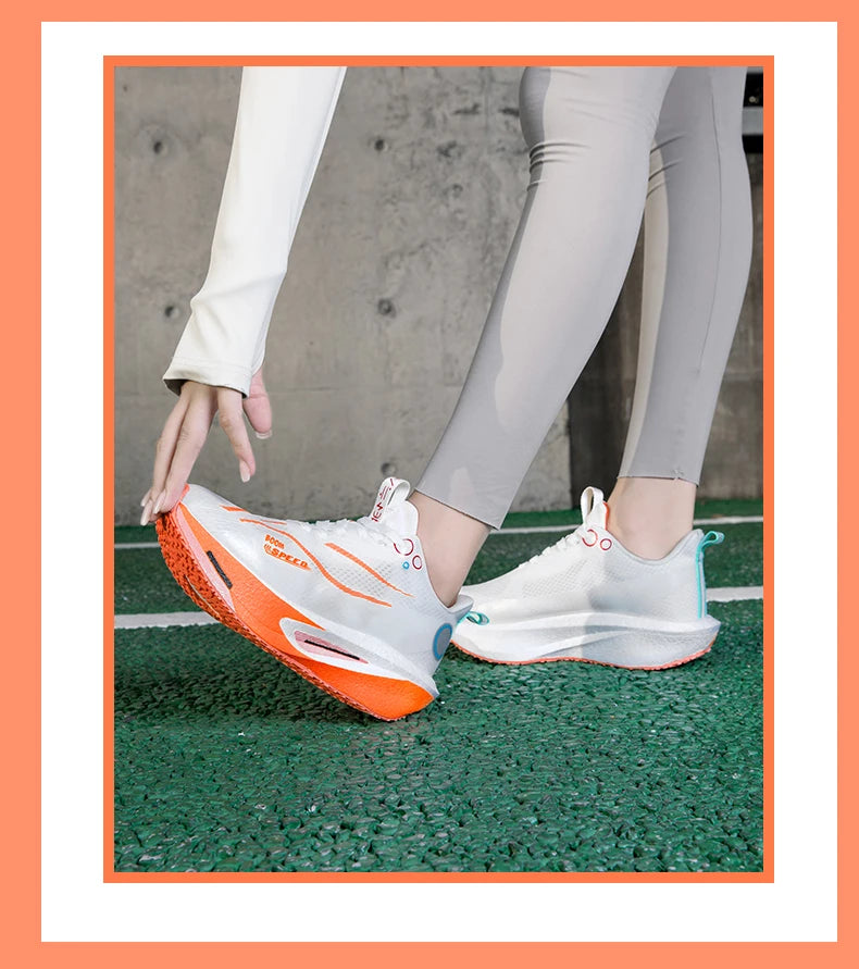 Professional Carbon Plate Running Shoes – Breathable, Cushioned & Non-Slip | Unisex