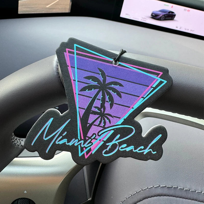 Sea Breeze Car Air Freshener – Lavender Scent Hanging Ornament for Car & Wardrobe