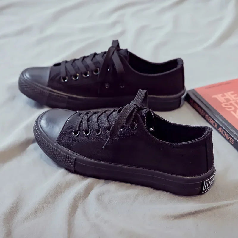 Unisex Canvas Flat Sneakers – Casual Couple Shoes for Men & Women | Sizes 35–45