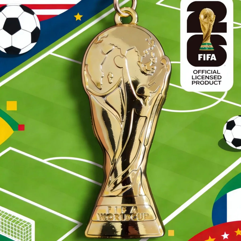 2026 FIFA World Cup Enamel Metal Keychain – UV Print Soccer Fan Souvenir