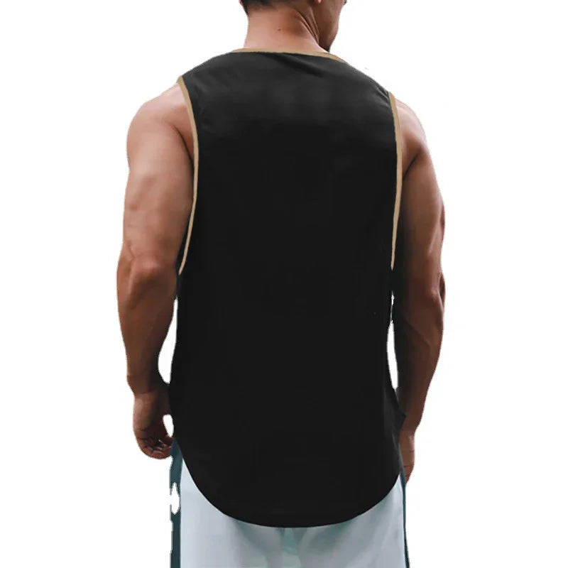 Men's Mesh Gym Tank Top – Breathable Bodybuilding Vest