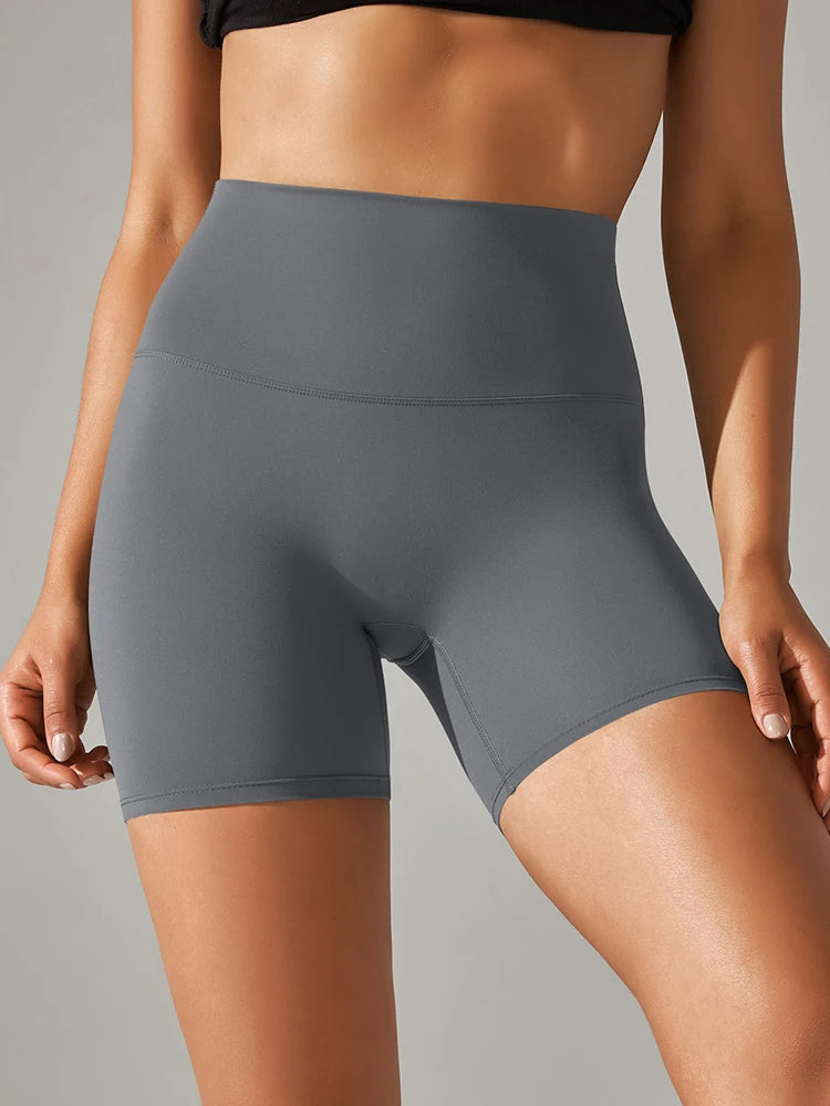 Women's High Waist Yoga Shorts | Squat-Proof Fitness & Gym Shorts