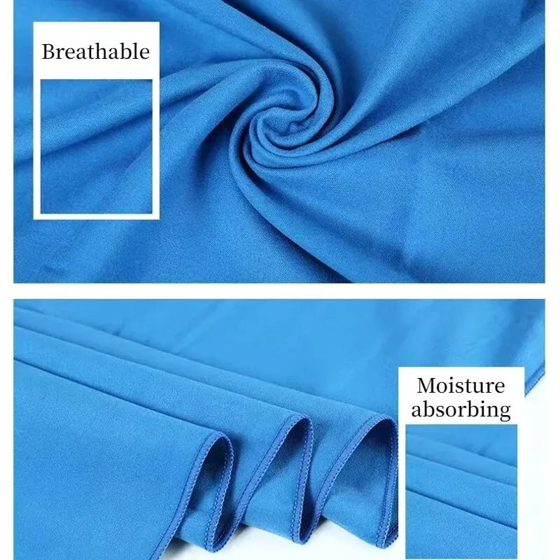 Quick-Dry Microfiber Sports Towel – Compact & Lightweight for Gym, Beach & Outdoor
