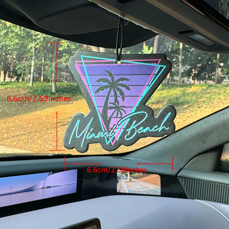 Sea Breeze Car Air Freshener – Lavender Scent Hanging Ornament for Car & Wardrobe