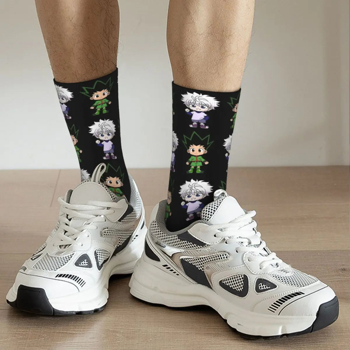 Hunter x Hunter Anime Socks – Unisex Mid-Tube Novelty Gift Socks