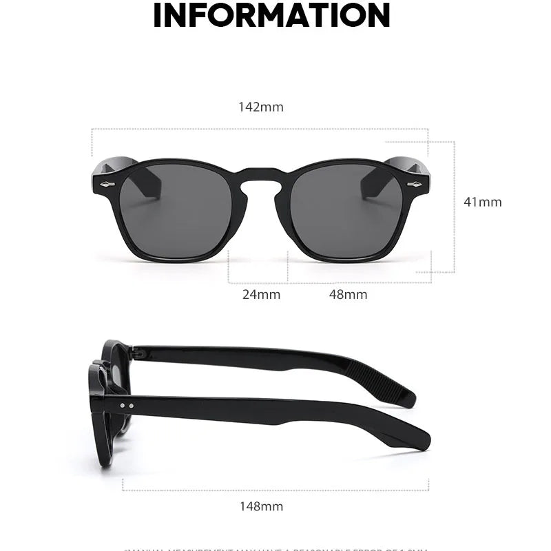 Oval Gradient Sunglasses with UV400 Protection – Unisex Fashion Eyewear
