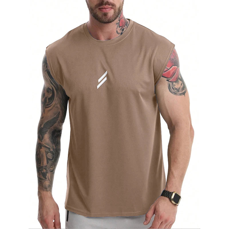 Men's Sleeveless Tank Top | Quick-Dry Training Vest