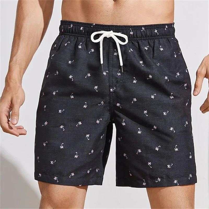 Men's 3D Print Board Shorts – Quick-Dry Surf Swim Trunks for Beach & Summer