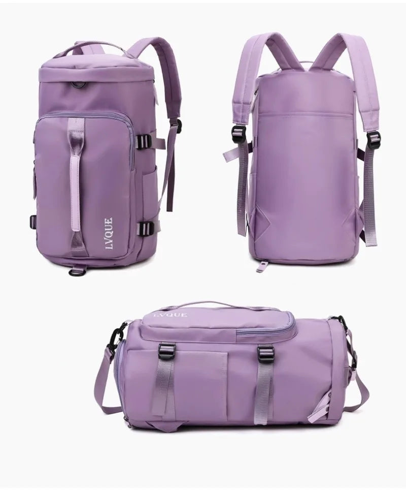 Large Capacity Travel Backpack – Waterproof Sports & Gym Duffel Bag