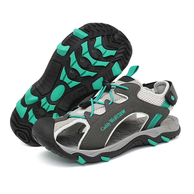 Men's Beach Sandals – Lightweight Non-Slip Ankle Strap Summer Shoes