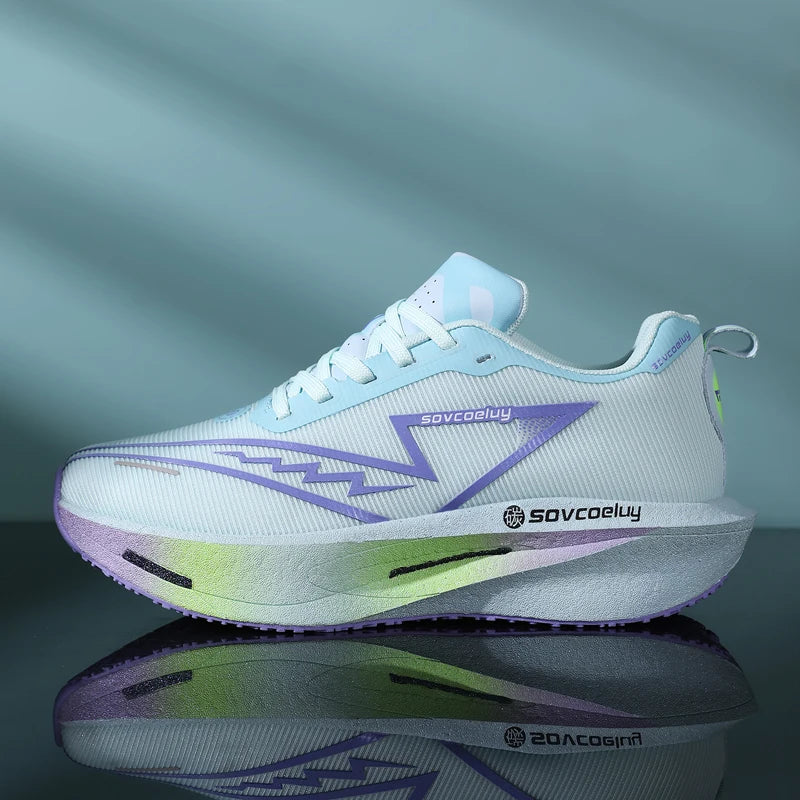 Carbon Plate Running Shoes – Breathable & Shock-Absorbing | Unisex Couple Matching